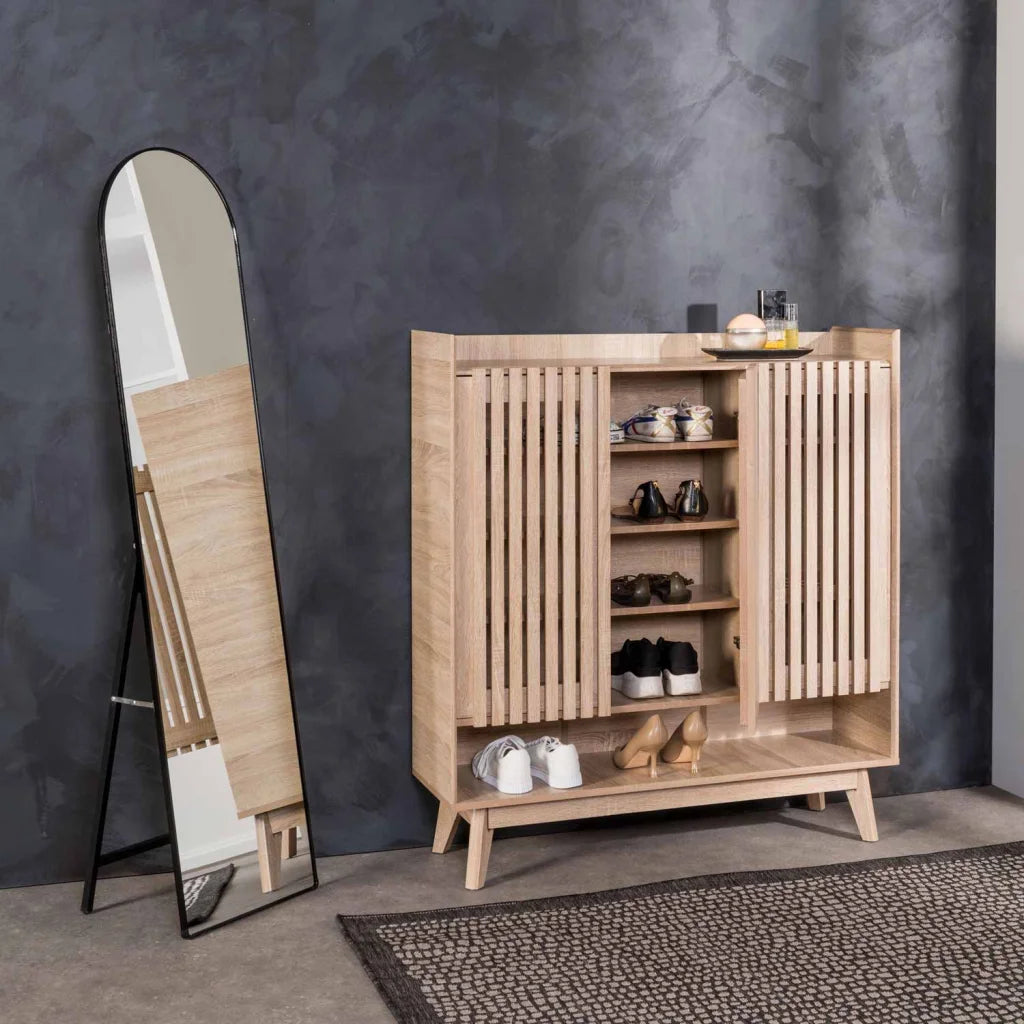 Nihama Shoe Cabinet - Oak