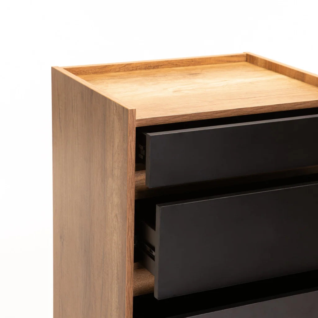 Seraphim 5 Drawer Chest - Black