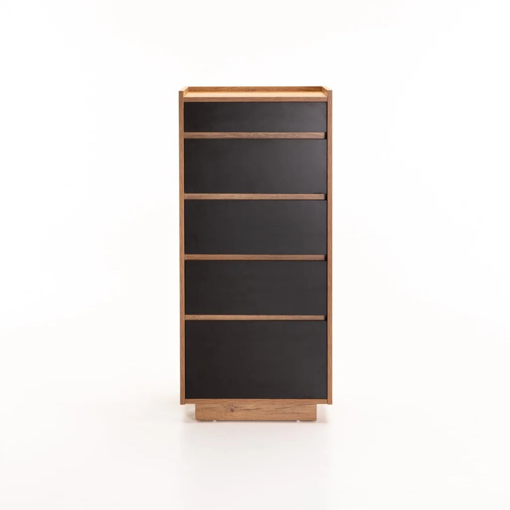 Seraphim 5 Drawer Chest - Black