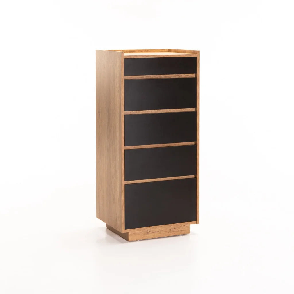 Seraphim 5 Drawer Chest - Black