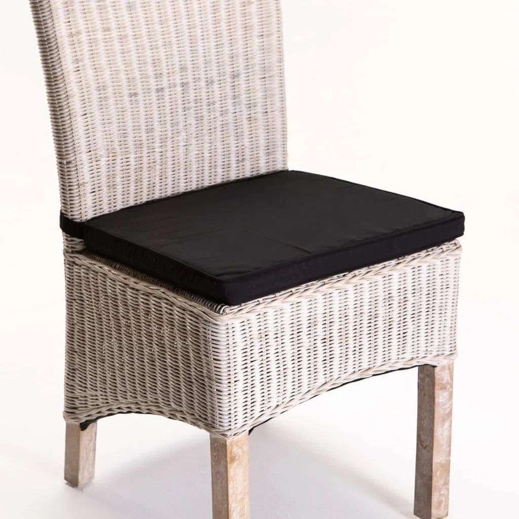 Dining Chair Cushions - Black