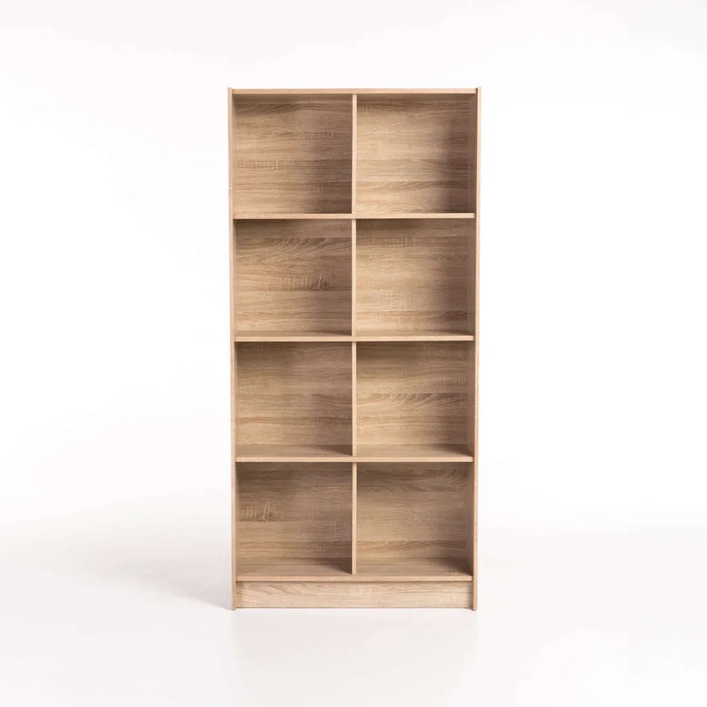 Stukkies Bookcase S8 - Oak