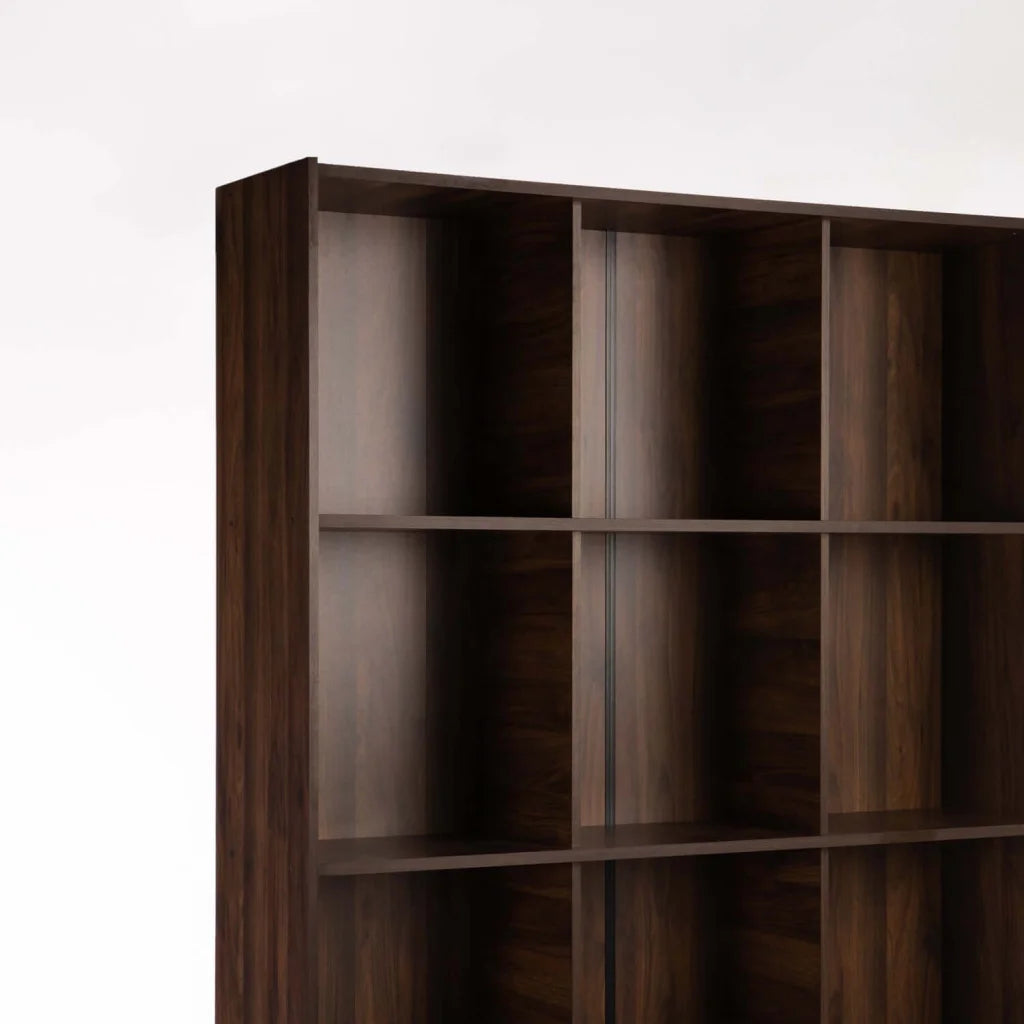Stukkies Bookcase S15 - Walnut