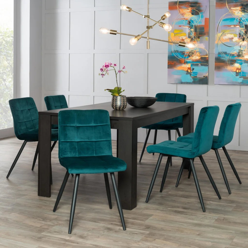 Sego 180x90cm Dining Table - Black