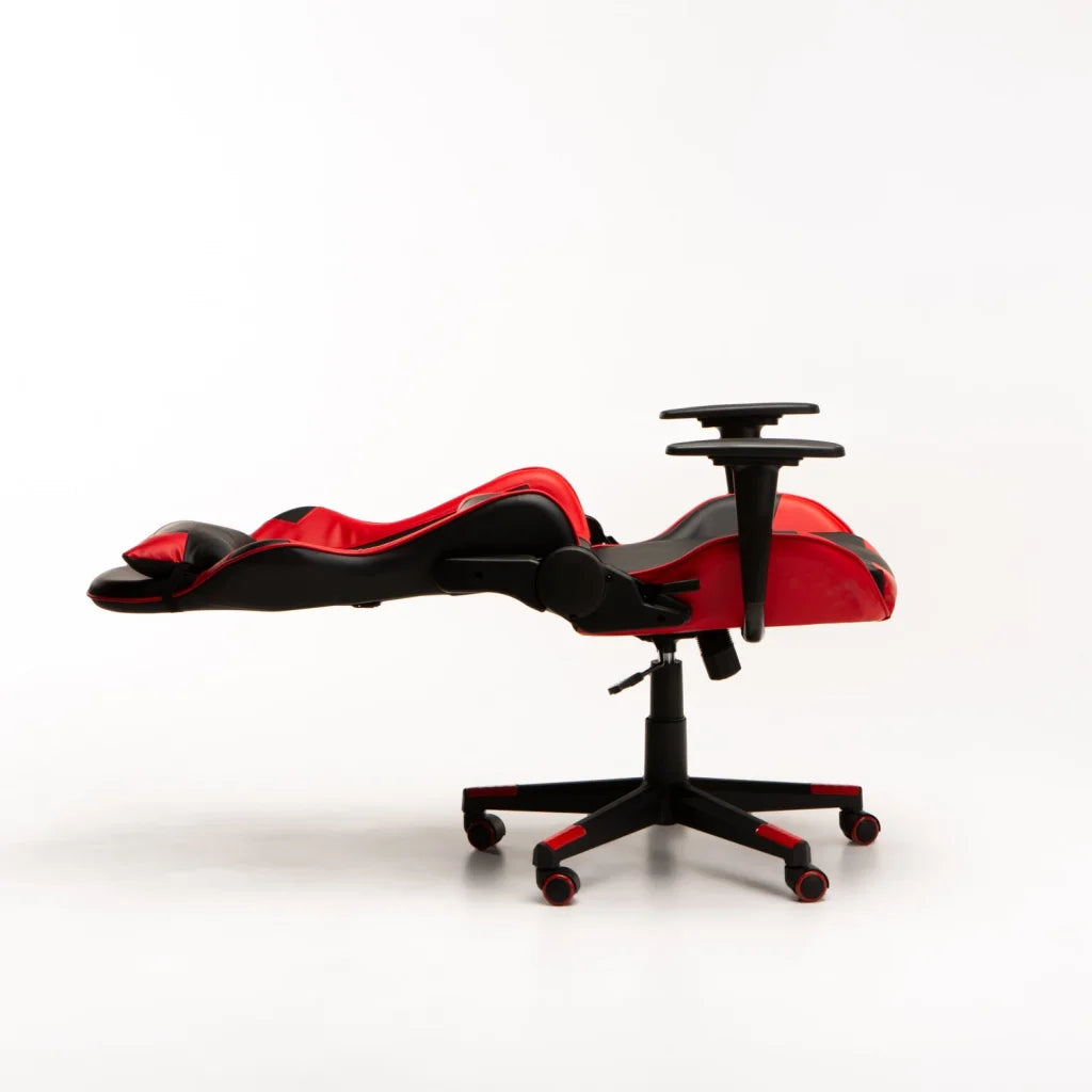 Yugo Highback Deluxe Gaming Chair AH577 - Black/Red