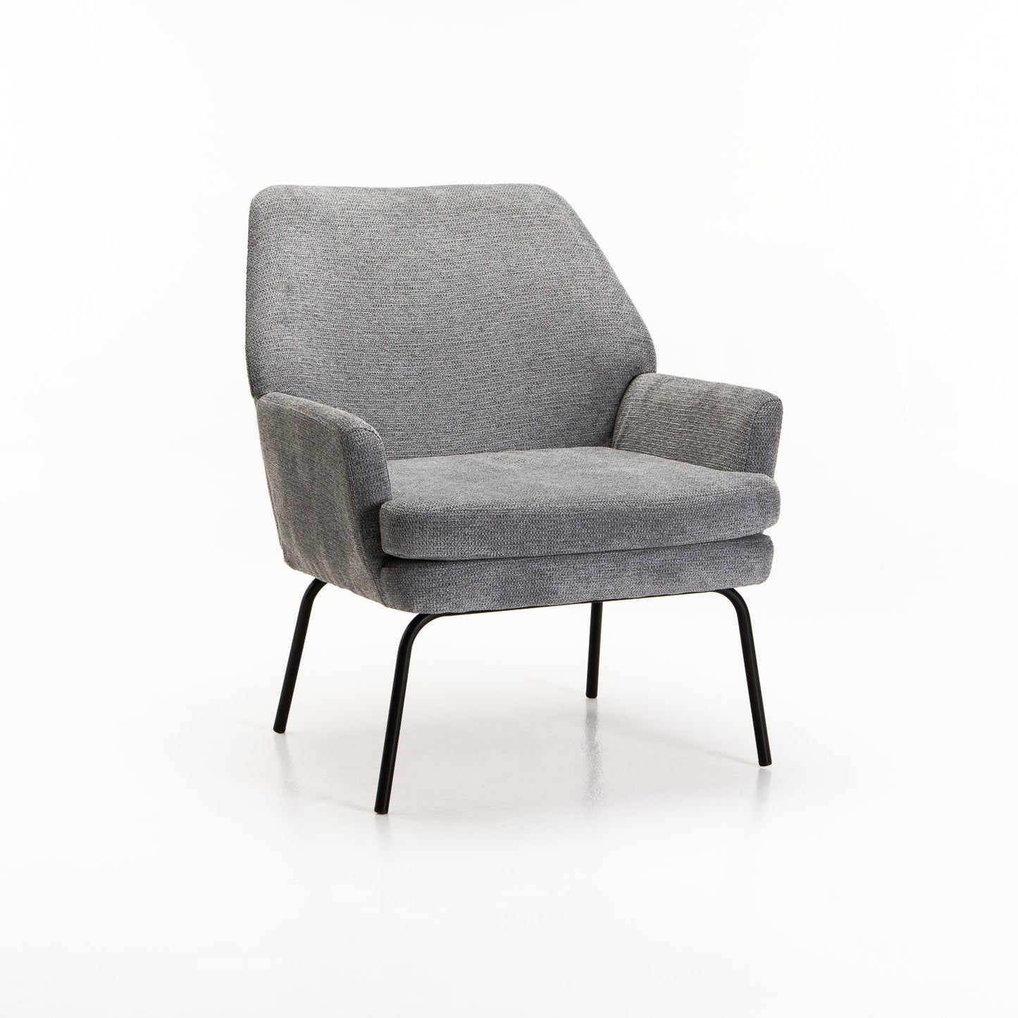 Vishaya Fabric Chair - Grey
