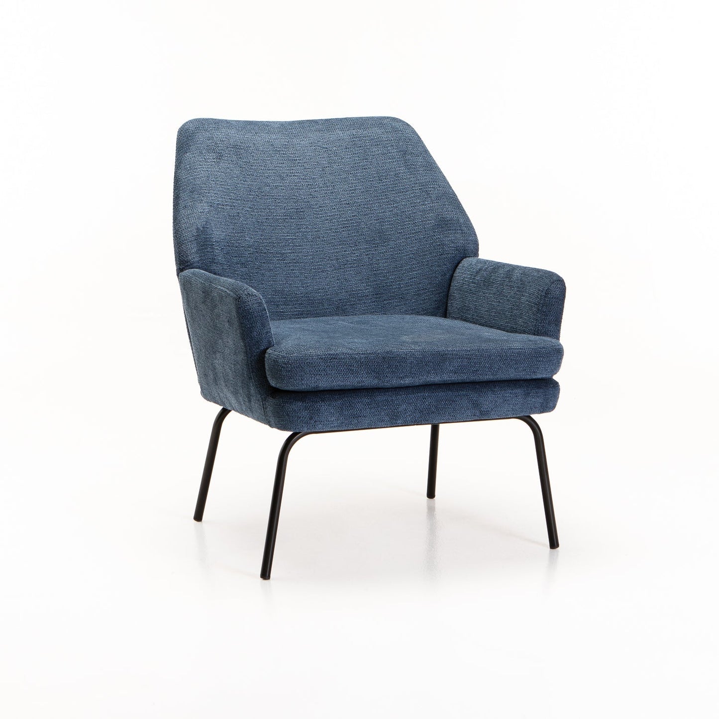 Vishaya Fabric Chair - Blue