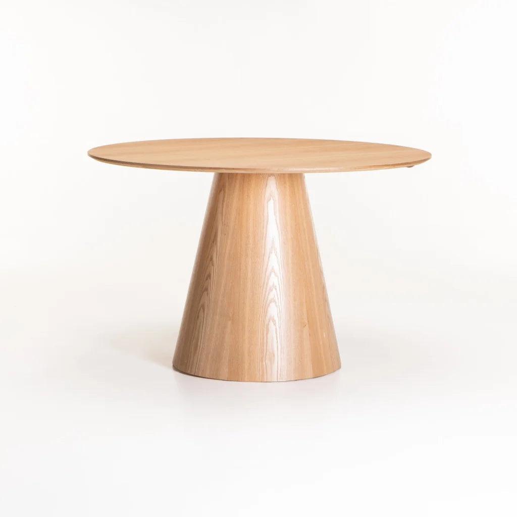Tobby 120cm Round Dining Table - Oak