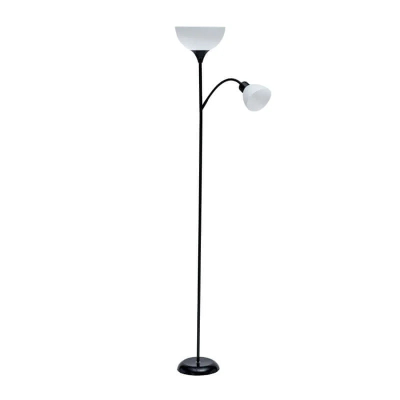 Mange Black Metal 2 White Shades 182cm H