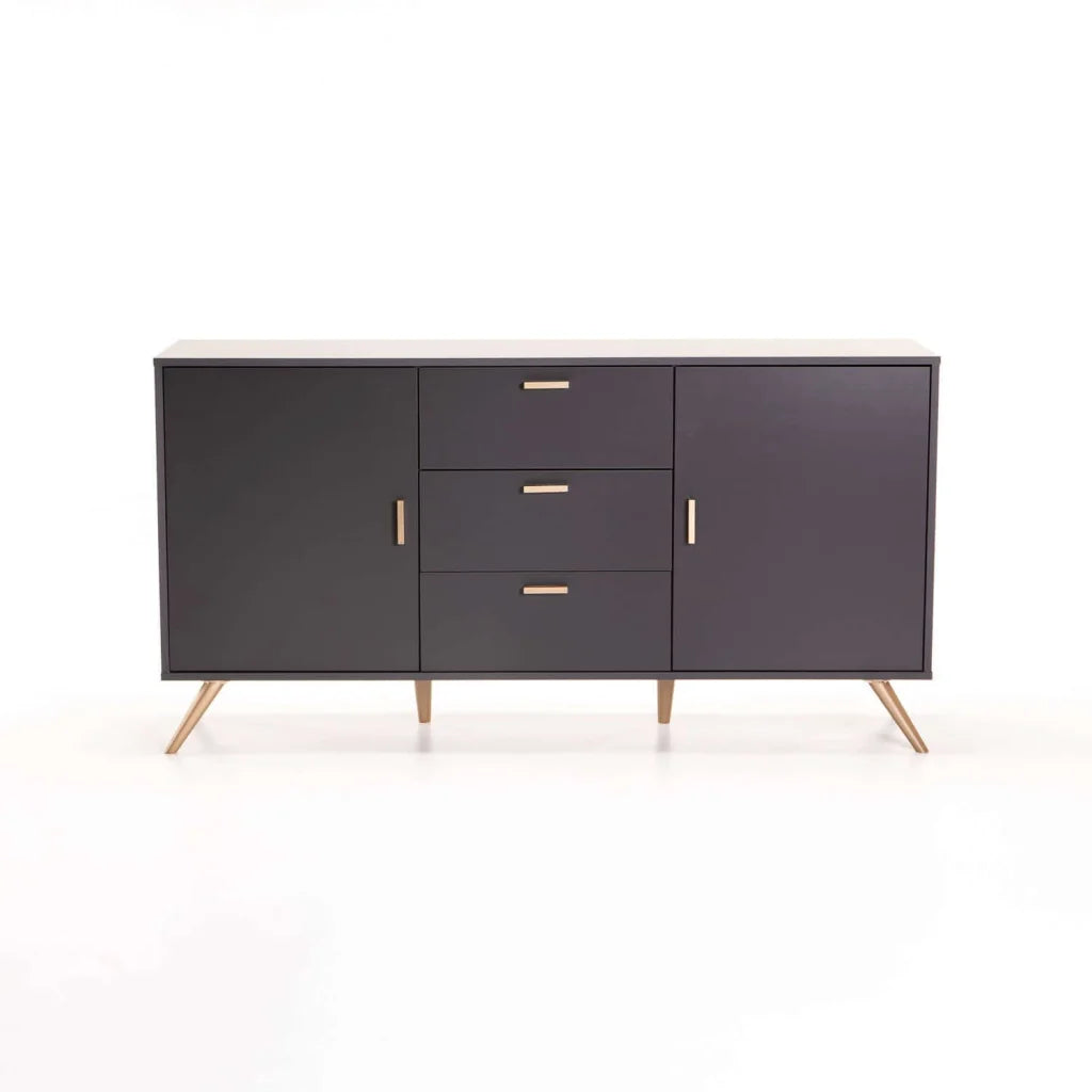 Succotash 2 Door 3 DrawerSideboard - Grey
