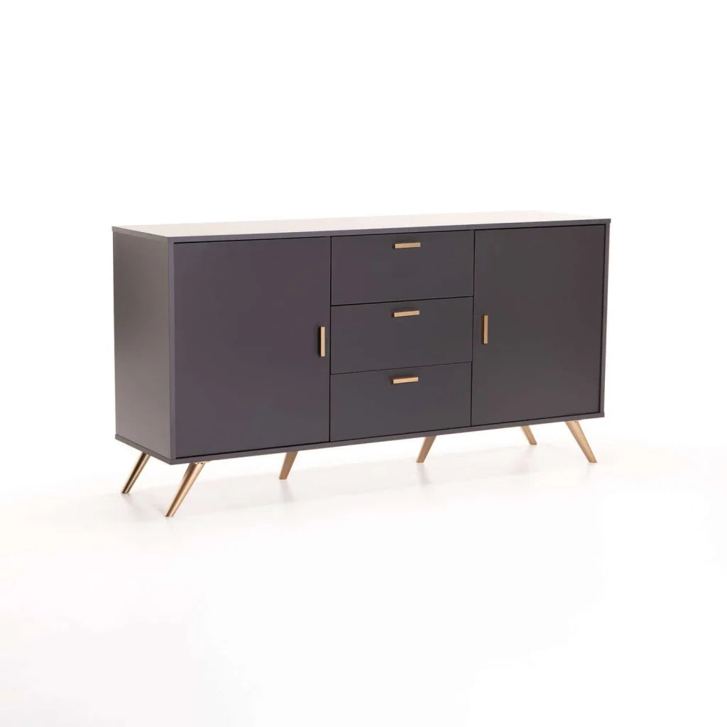 Succotash 2 Door 3 DrawerSideboard - Grey