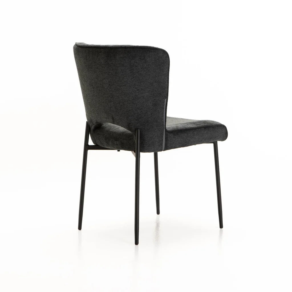 Jeanny Fabric Dining Chair - Grey