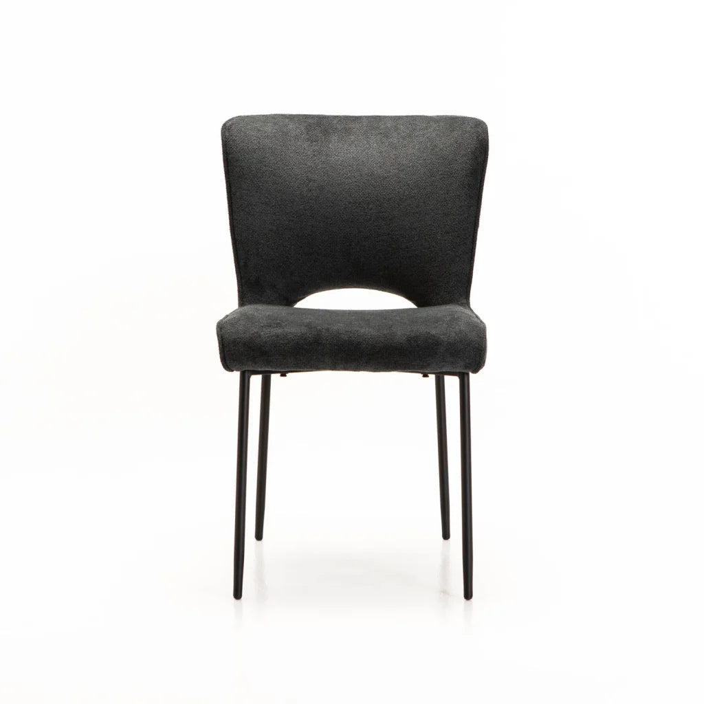 Jeanny Fabric Dining Chair - Grey