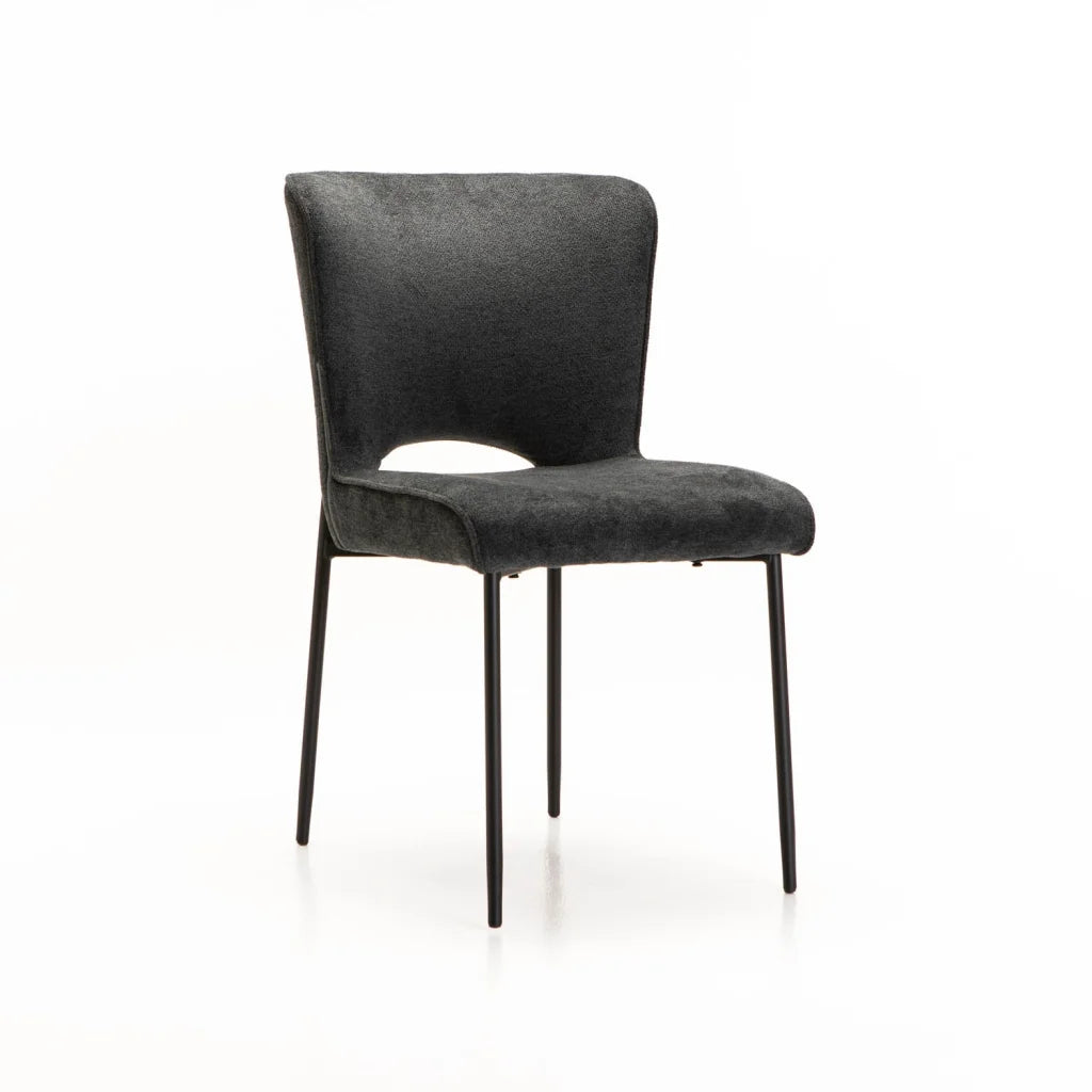 Jeanny Fabric Dining Chair - Grey