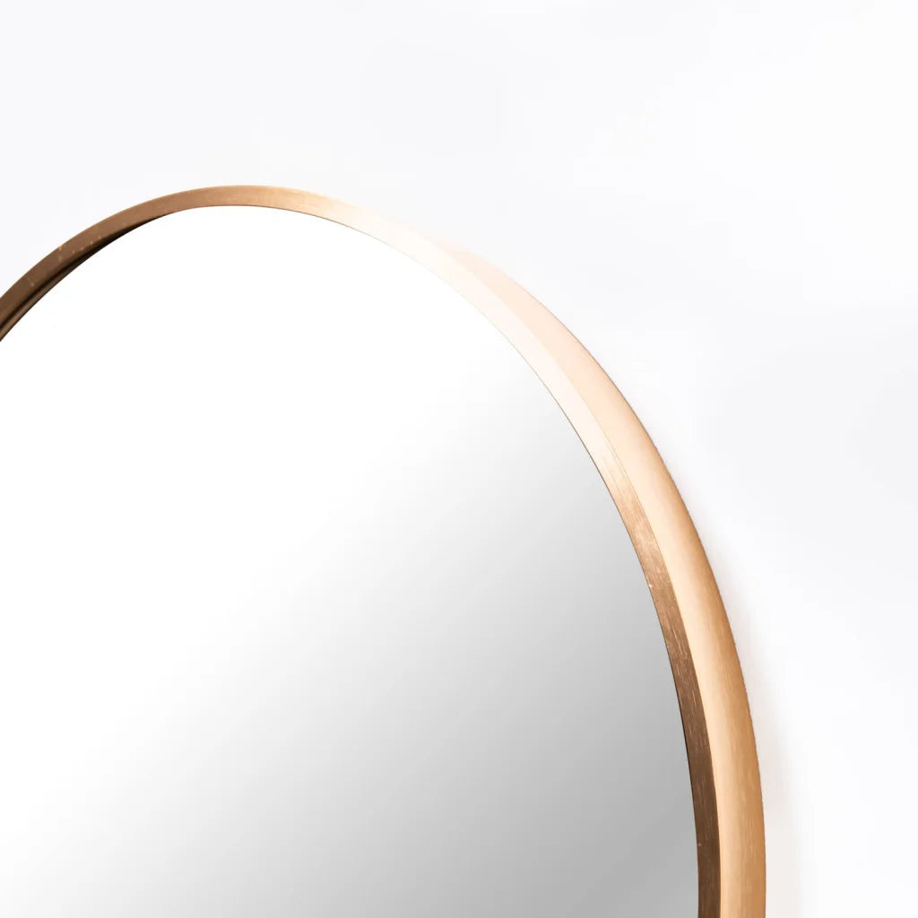 Naisha Round Mirror - Gold 80cm