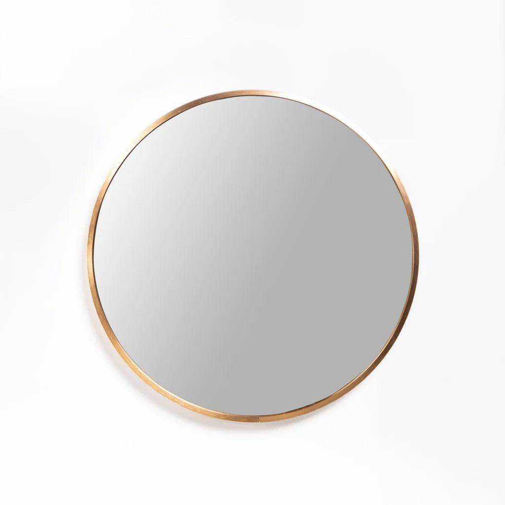 Naisha Round Mirror - Gold 80cm