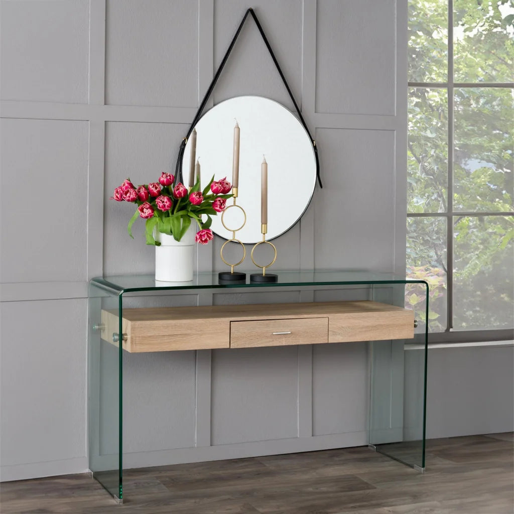 Hooch 120x40cm 12mm Tempered Glass Console