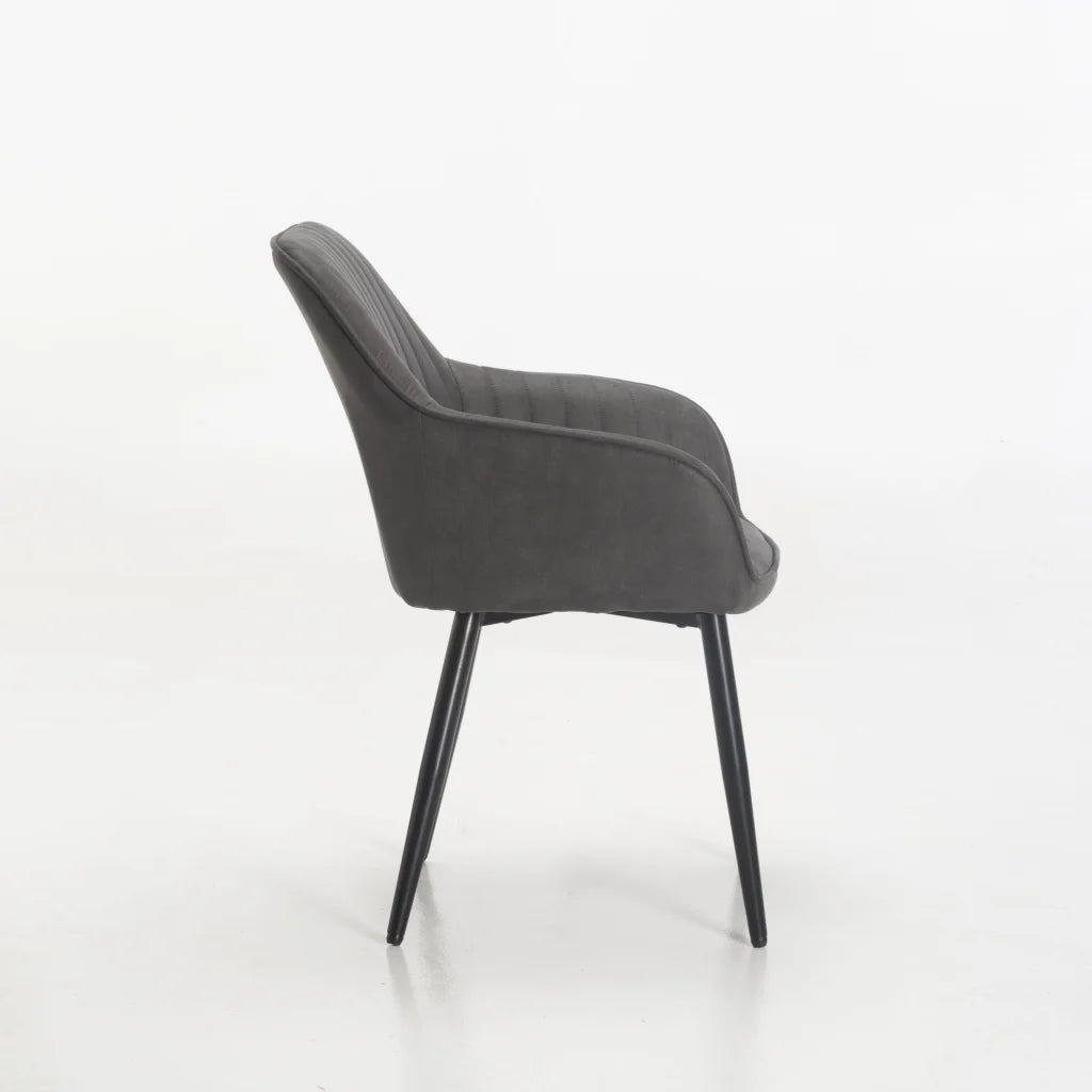 Decorotika Fabric Dining Chair - Grey