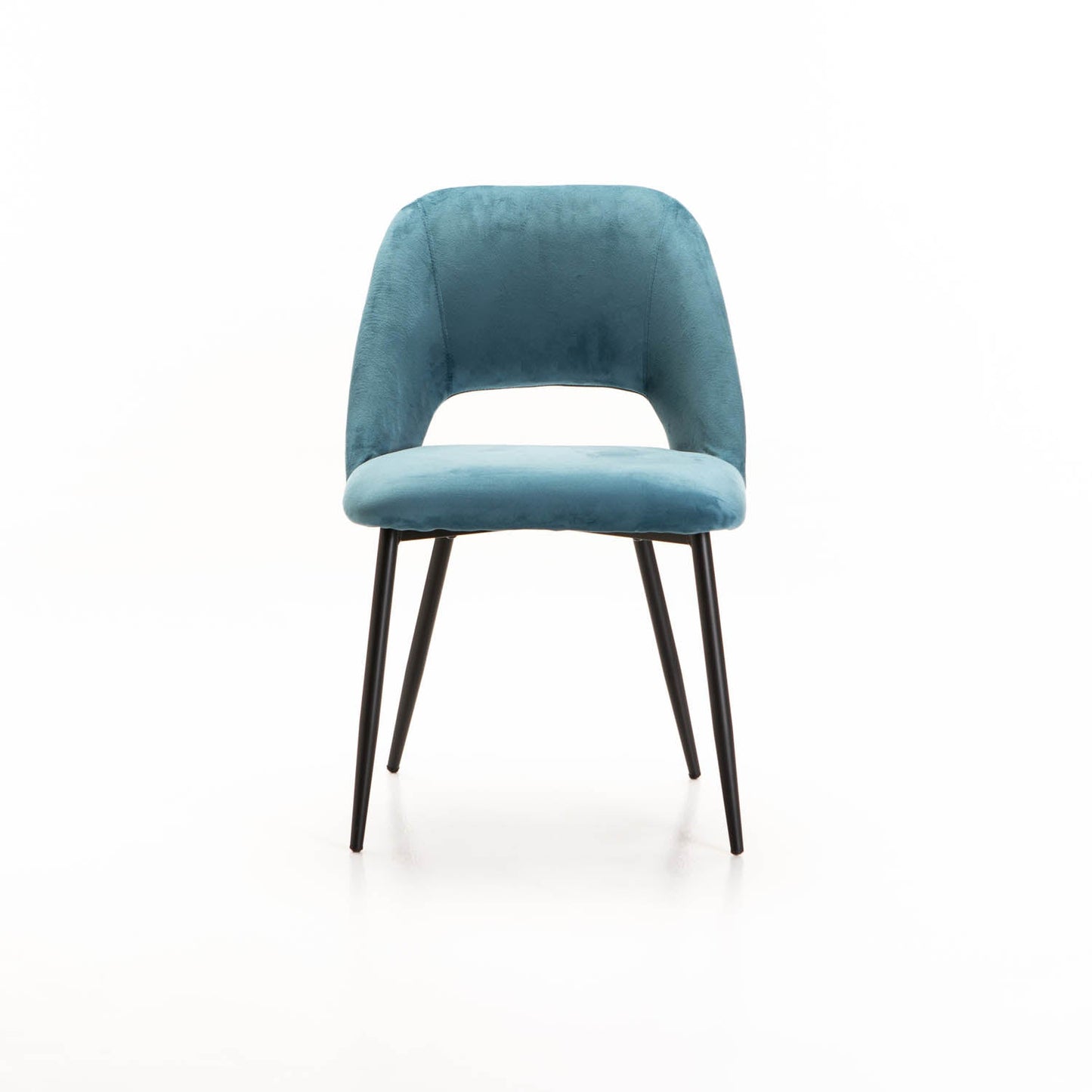 Tee Velvet Dining Chair - Blue