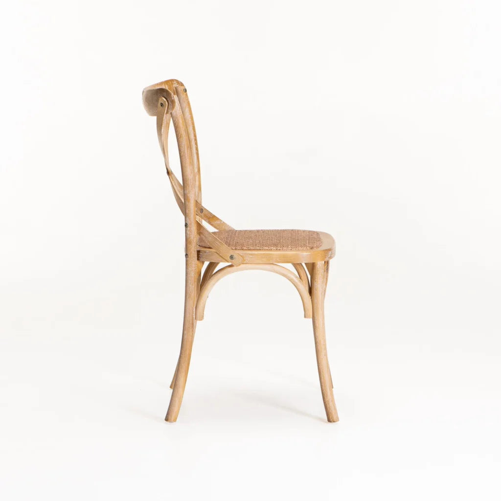 Crystal Mid-Century Dining Chair - GreyWash