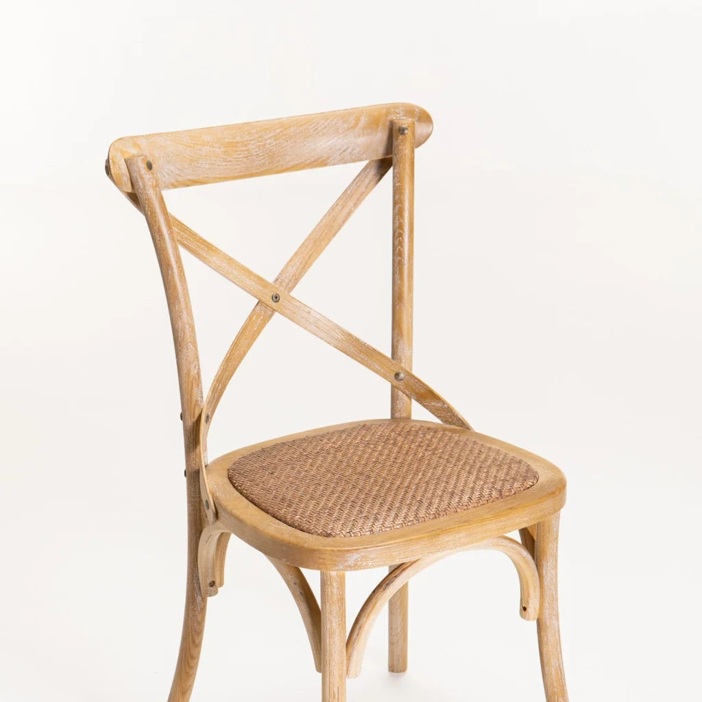 Crystal Mid-Century Dining Chair - GreyWash