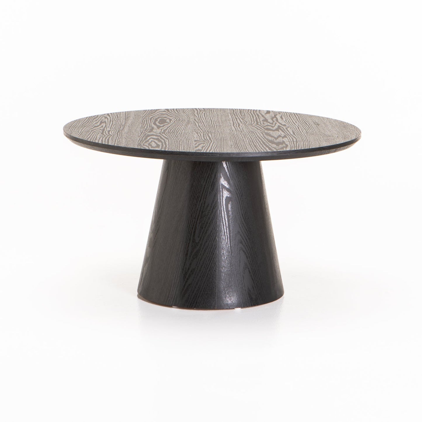 Arati 80cm Round Coffee Table - Black