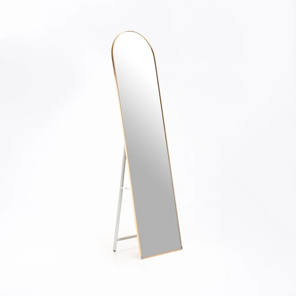 Vishesh 160cm Round Mirror - Gold