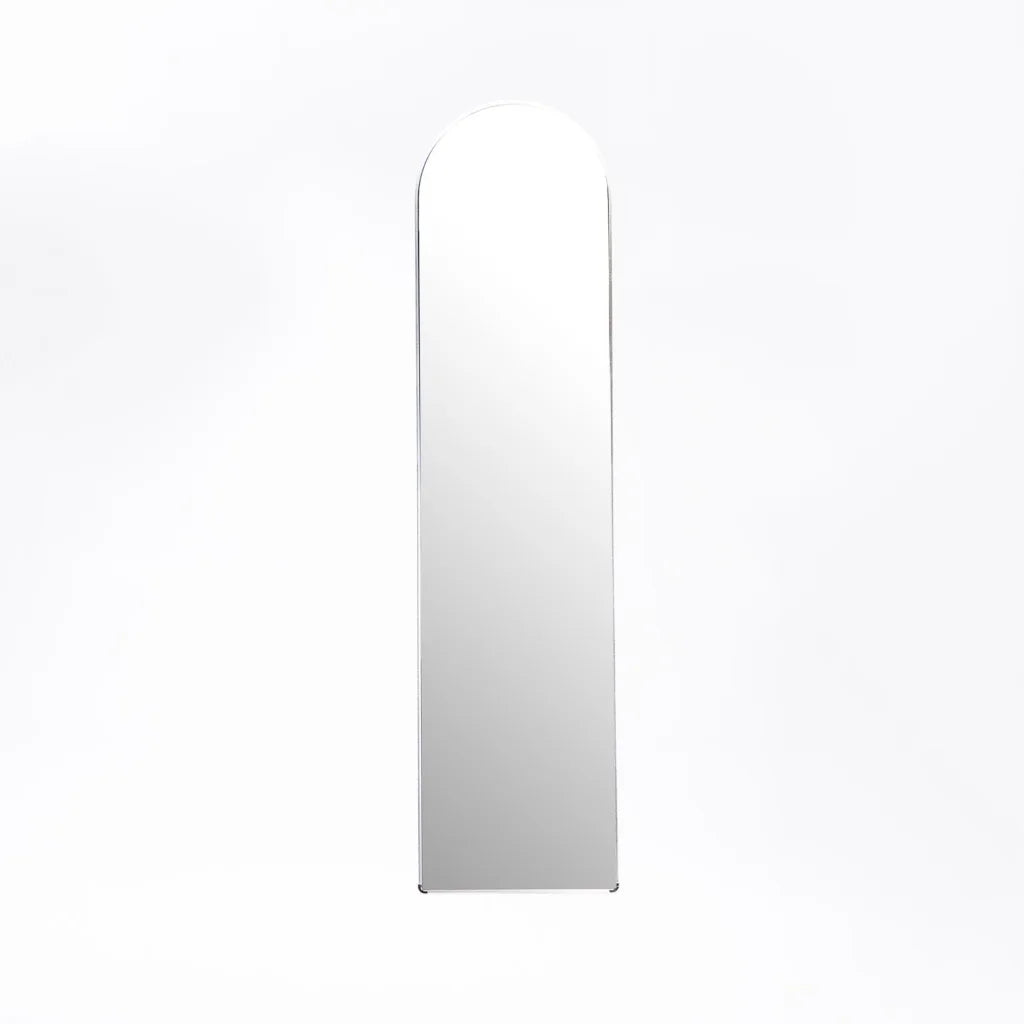 Vishesh 160cm Round Mirror - Silver
