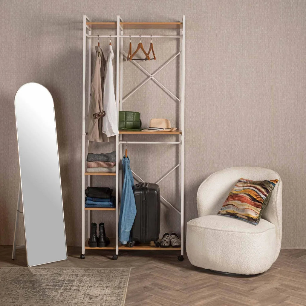 Vishesh 160cm Round Mirror - Gold