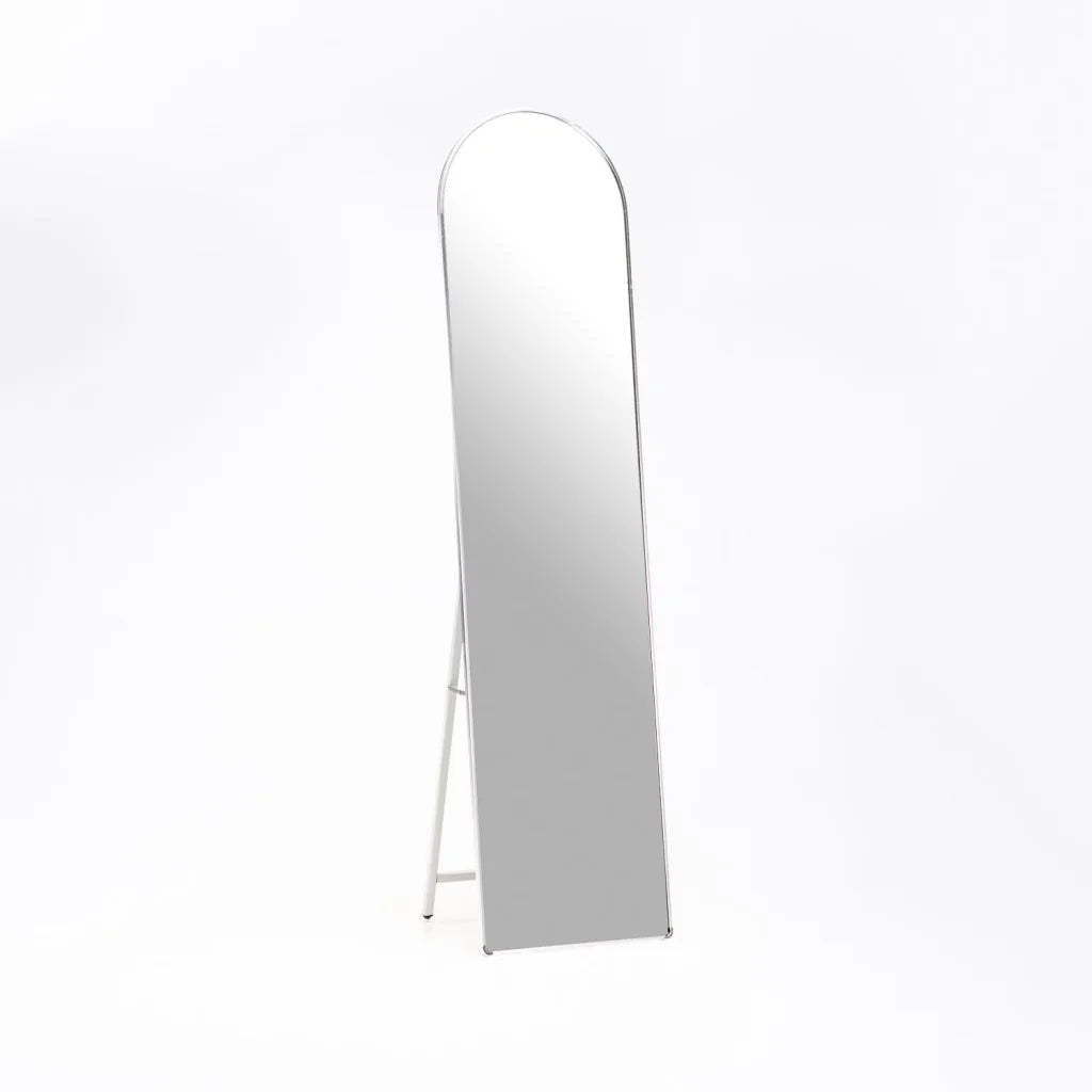 Vishesh 160cm Round Mirror - Silver