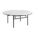Heavy Duty Wooden Top Round Folding Table 1.6m