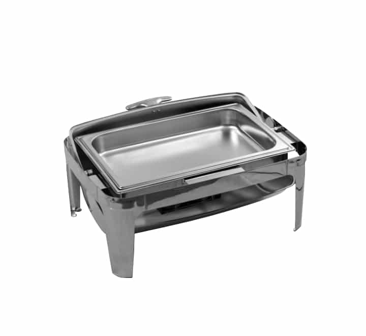 Rectangular Roll Top Chafing Dish with Window
