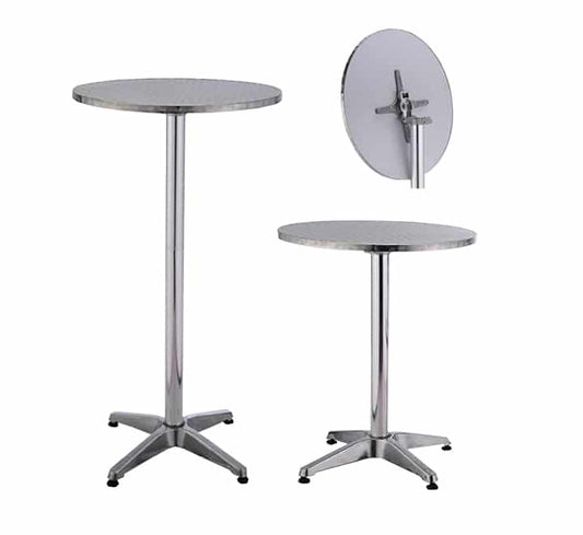 Aluminium Round Cocktail Table 60cm