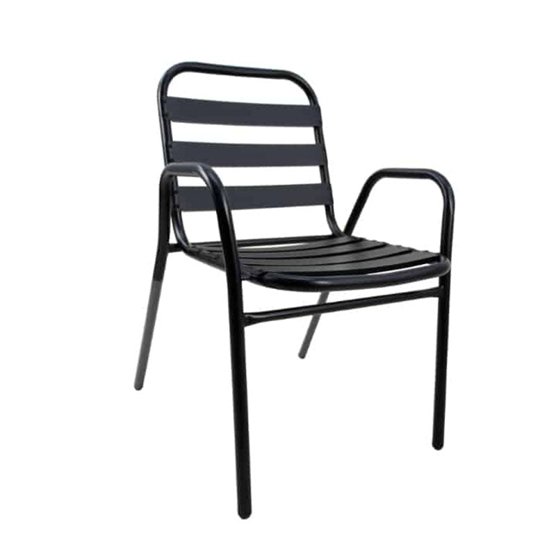 Metal Chair with Arms