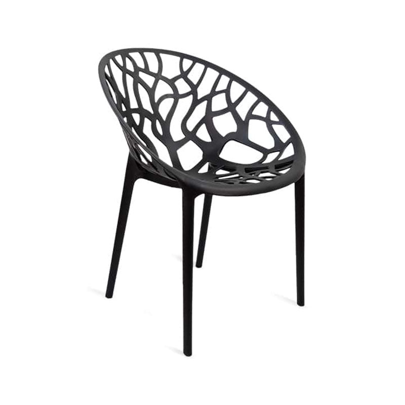Round Plastic Web Chair