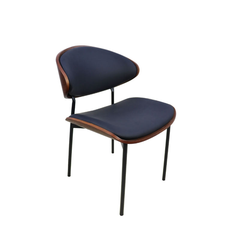 Spectre Wooden Dining Chair with Metal Legs