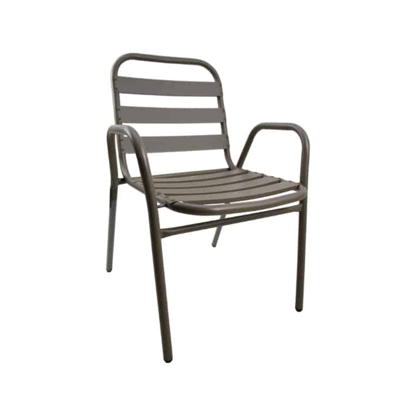 Metal Chair with Arms