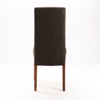 Pappa Deluxe Fabric Dining Chair - Charcoal