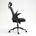 Lint Ergonomic Office Chair with Headrest AH612 - Black