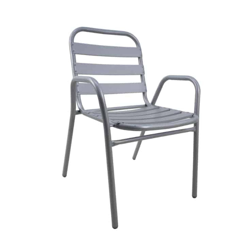Metal Chair with Arms
