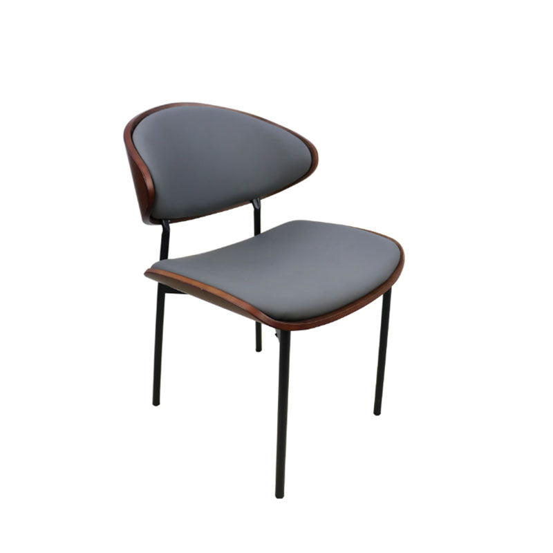 Spectre Wooden Dining Chair with Metal Legs