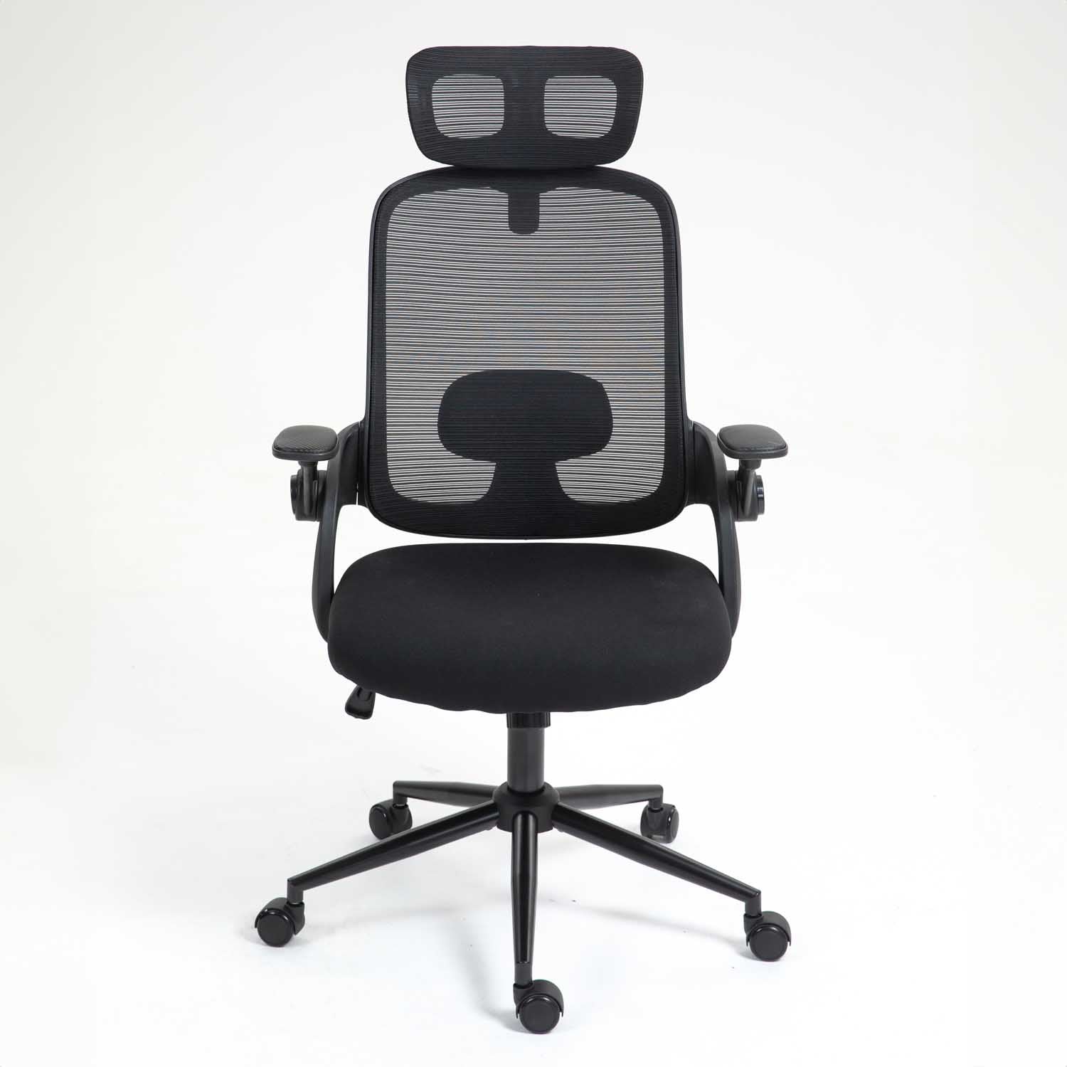 Lint Ergonomic Office Chair with Headrest AH612 - Black