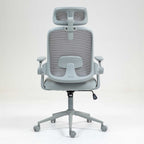 Lint Ergonomic Office Chair with Headrest AH612 - Grey