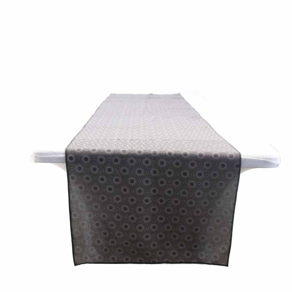 Tshwe Table Runner Brown Small Circles