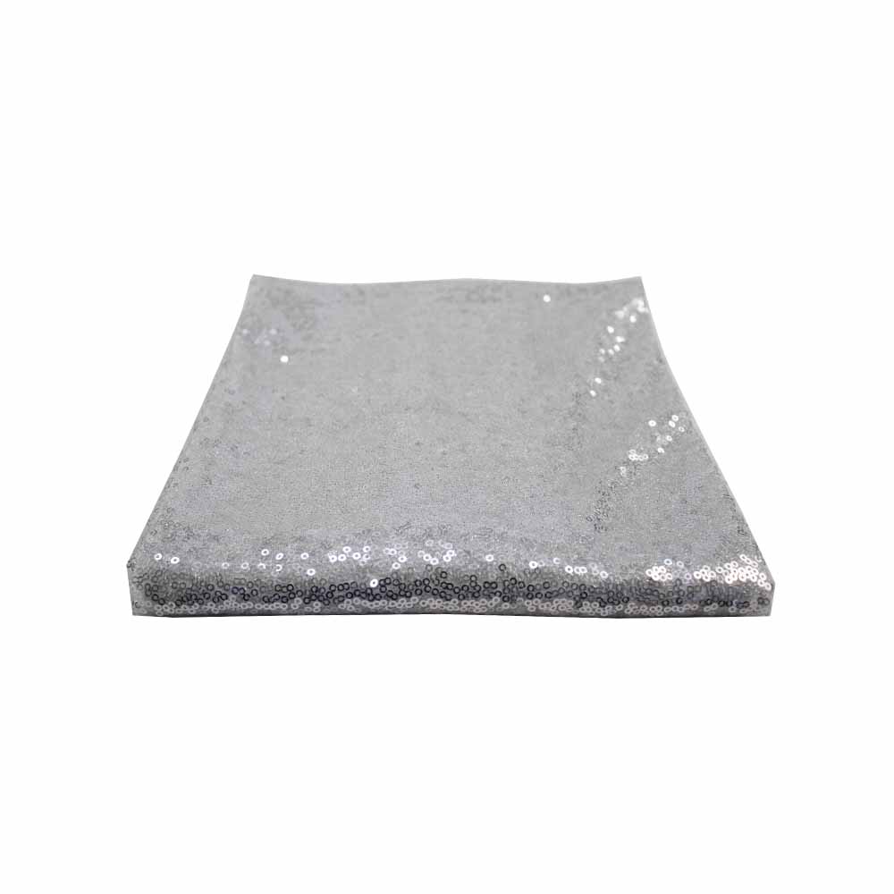 Sequins Table Runner White