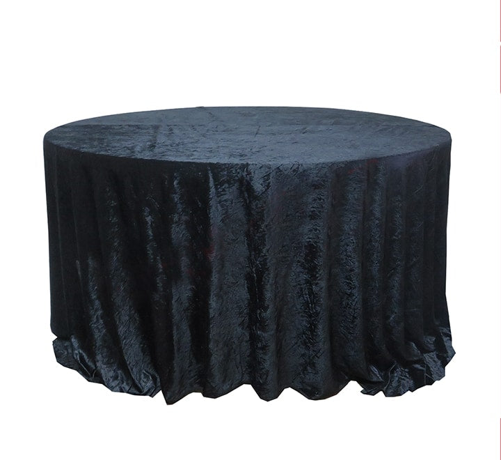 Velvet round table cloths 3m