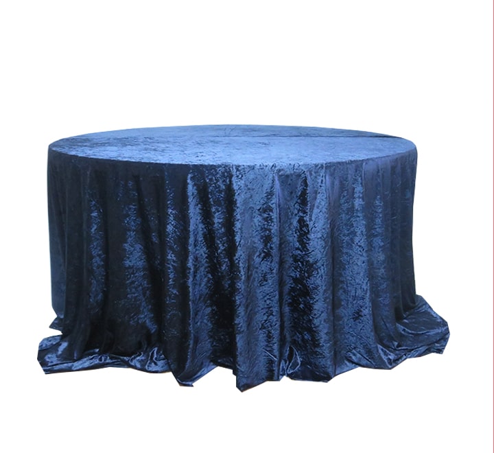 Velvet round table cloths 3m