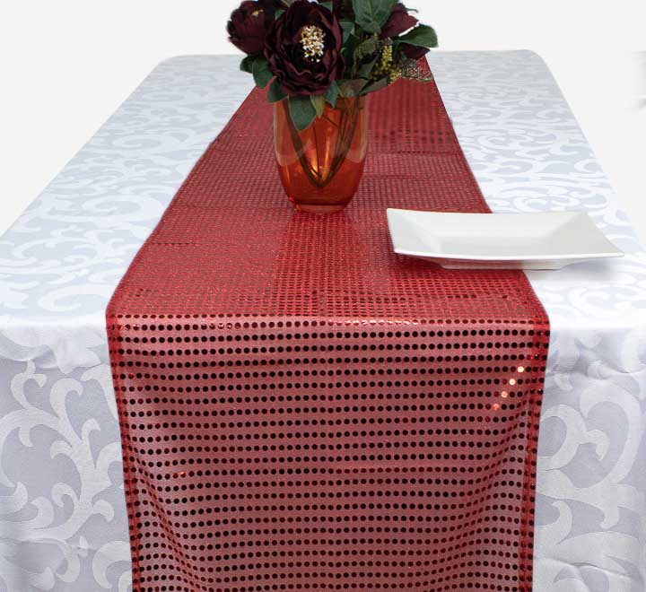 Dotted Sequins Table Runner