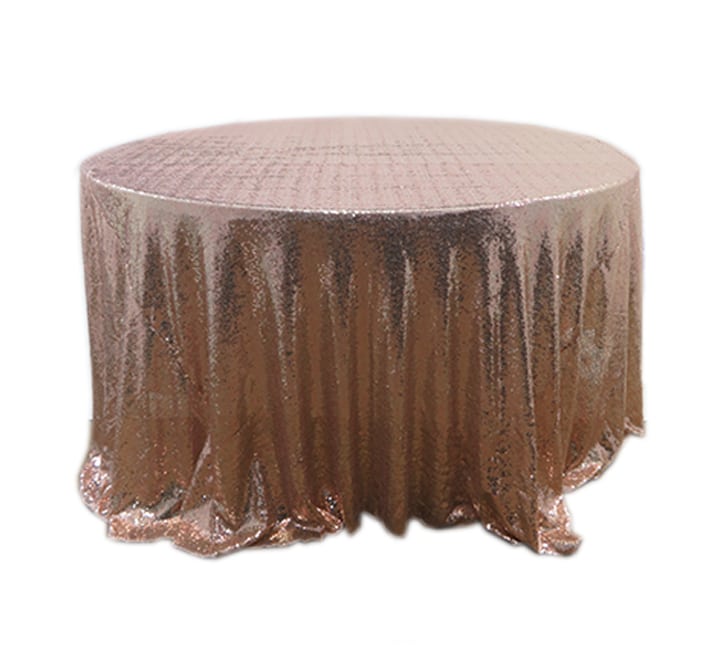 Sequins Round Table Cloth