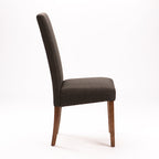 Pappa Deluxe Fabric Dining Chair - Charcoal